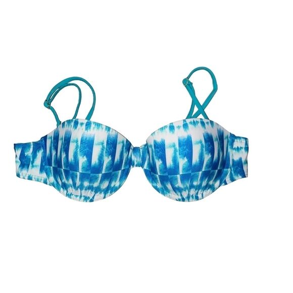 Damsel Nwt tidye push-up cup underwire bikini top Large - Picture 1 of 5